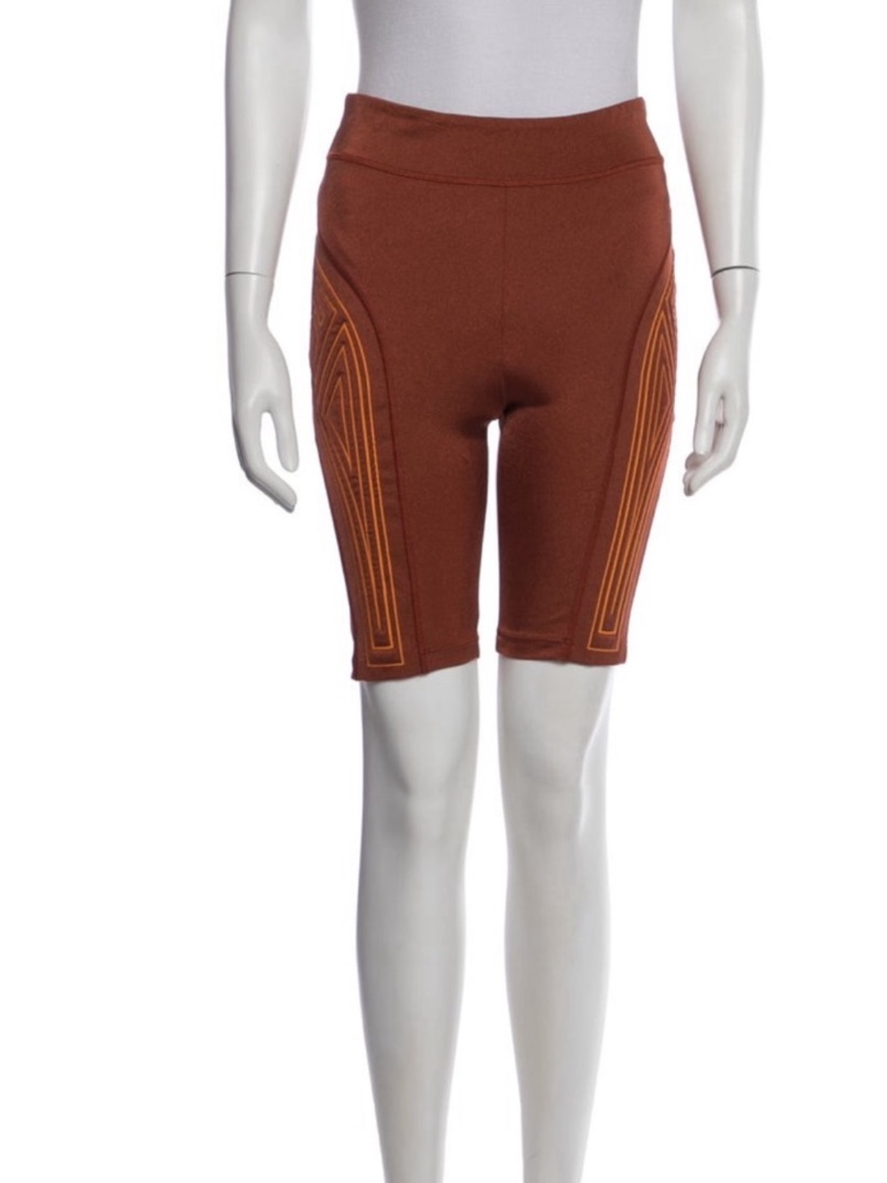 Fendi Nylon Knee-Length Shorts Athletic Shorts Brown Small
